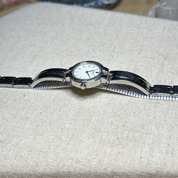 Citizen Women’s Stainless Steel Bangle Bracelet Silver Tone - AS IS No Battery - Picture 9 of 9